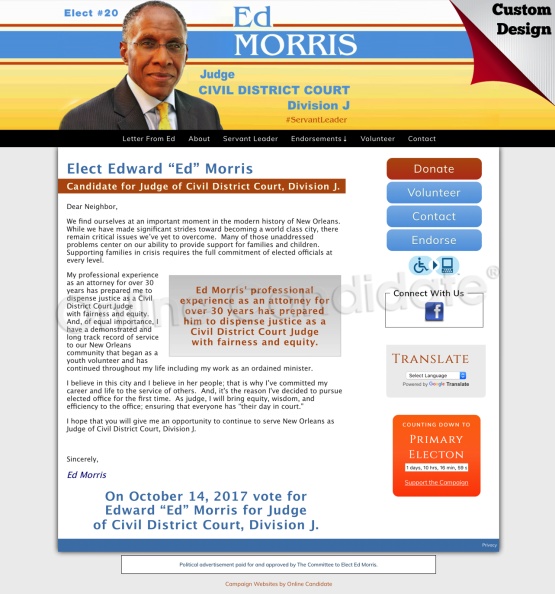 Edward “Ed” Morris Candidate for Judge of Civil District Court, Division J. .jpg