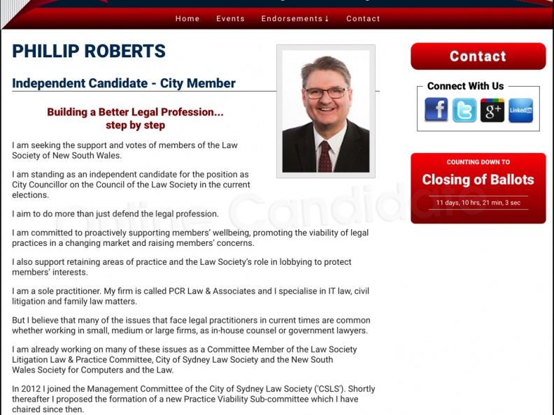  Phillip Roberts for City Councillor