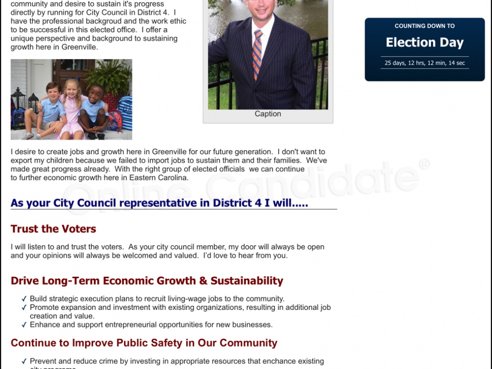 Darrell Hinnant Jr. For Greenville City Council District 4