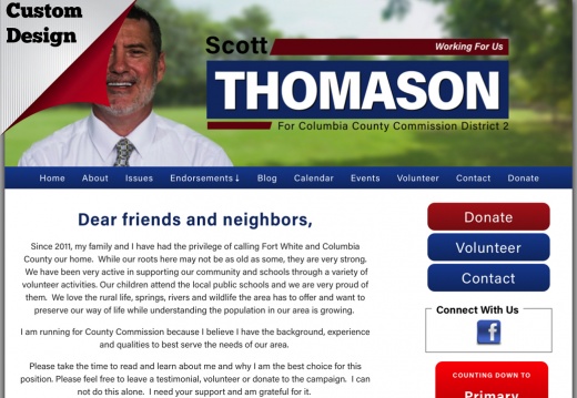 Scott Thomason for Columbia County Commission District 2 