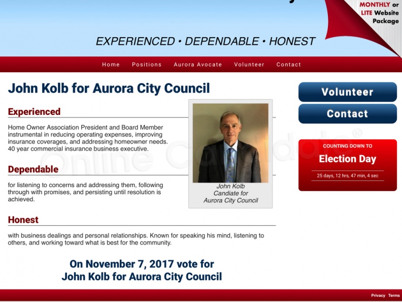 John Kolb for Aurora City Council