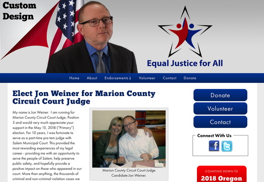 Jon Weiner for Marion County Circuit Court Judge