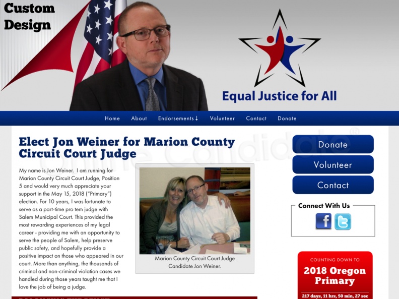 Jon Weiner for Marion County Circuit Court Judge
