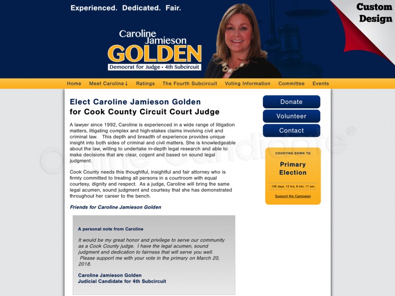 Caroline Jamieson Golden for Cook County Circuit Court Judge