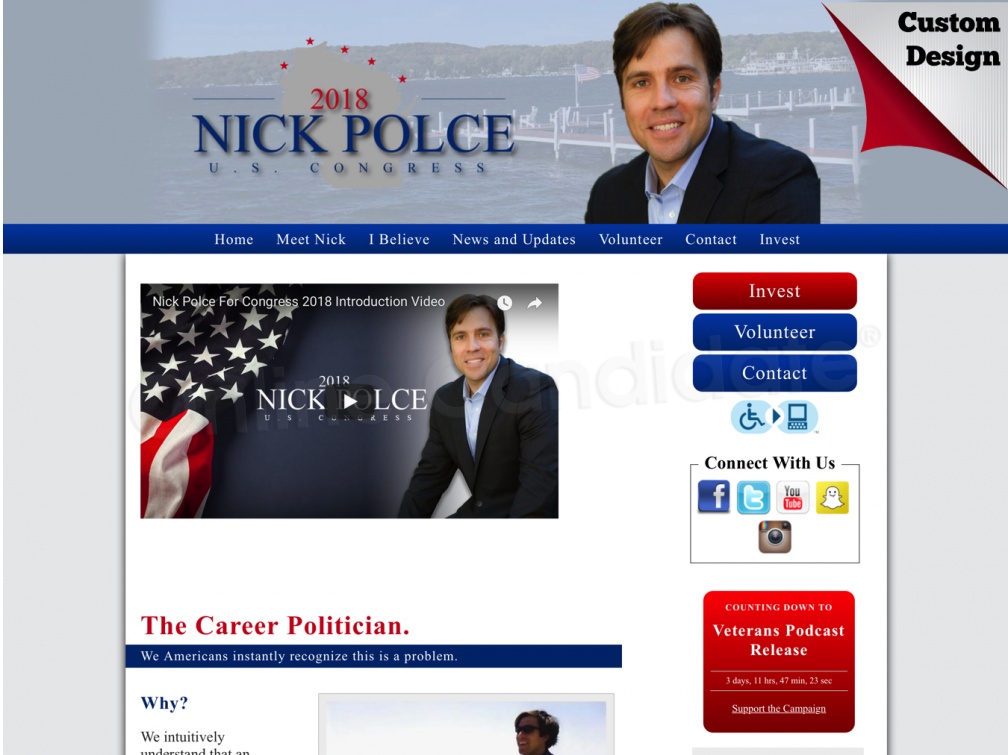 Nick Polce to the Wisconsin 1st Congressional District