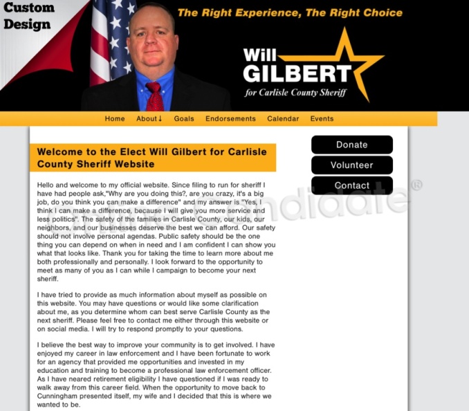 Elect Will Gilbert for Carlisle County Sheriff Website.jpg