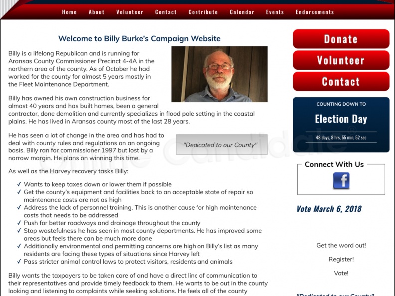 Billy Burke for County Commissioner Precinct 4 4A