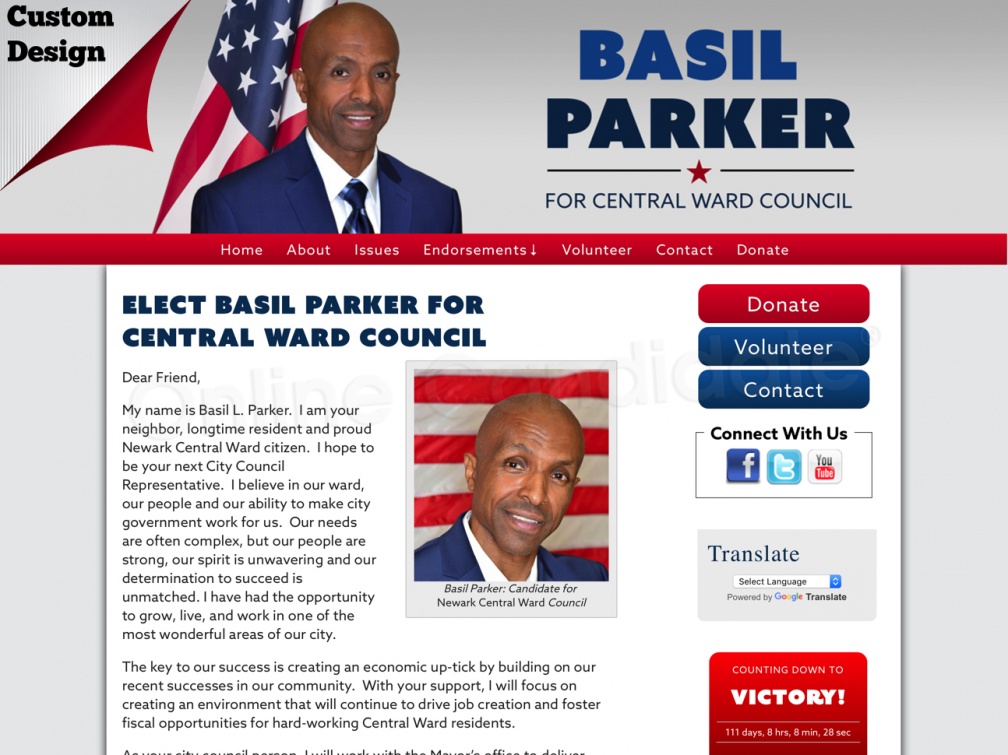 Basil Parker for Central Ward Council