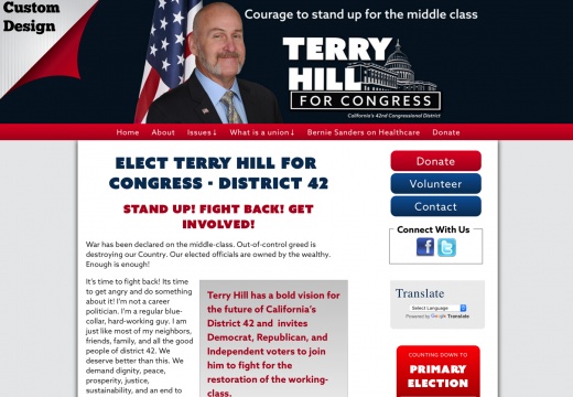 Terry Hill for  Congress   District 42
