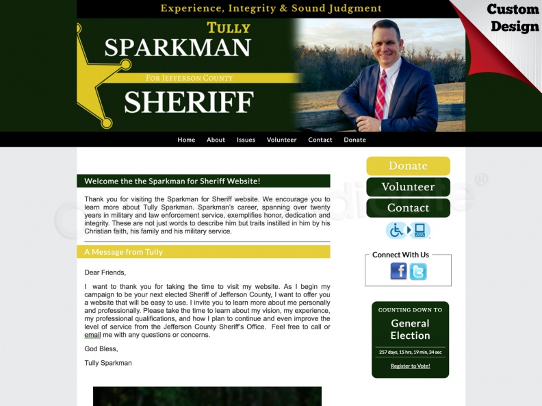 Tully Sparkman, Republican, for Sheriff 