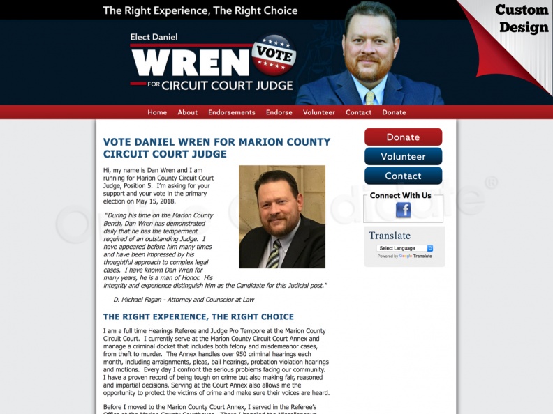 Dan Wren for Marion County Circuit Court Judge