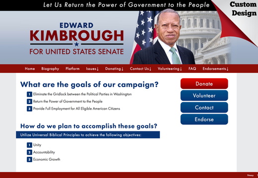 Edward Kimbrough for United States Senate