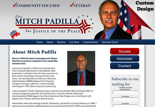 Mitch Padilla for Justice of the Peace (6538 visits) Mitch Padilla for Justice of the Peace