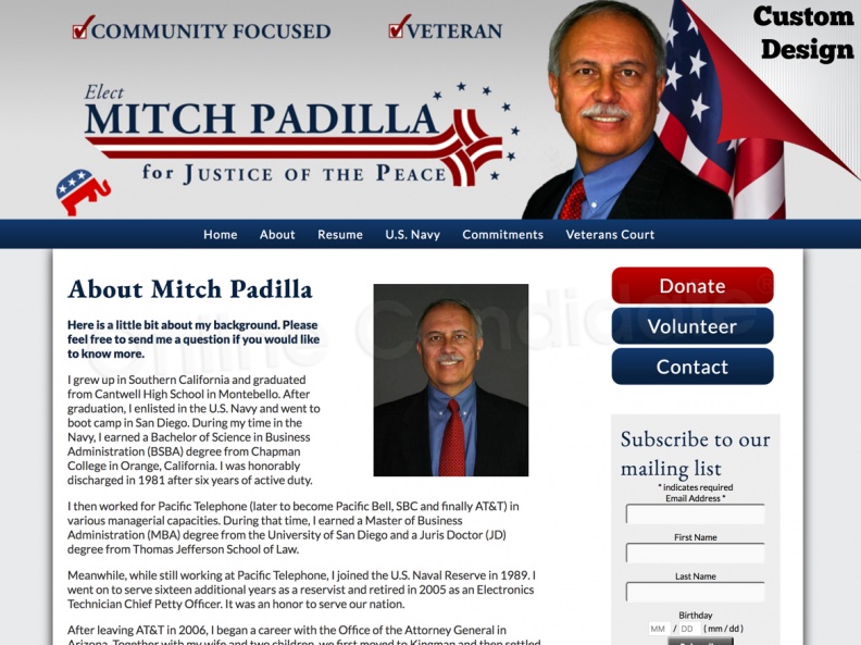 Mitch Padilla for Justice of the Peace