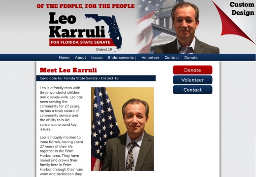 Leo Karruli for Florida State Senate - District 16