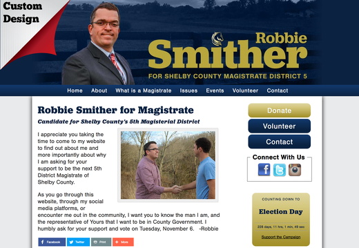 Robbie Smither for Magistrate (6484 visits) Robbie Smither for Magistrate