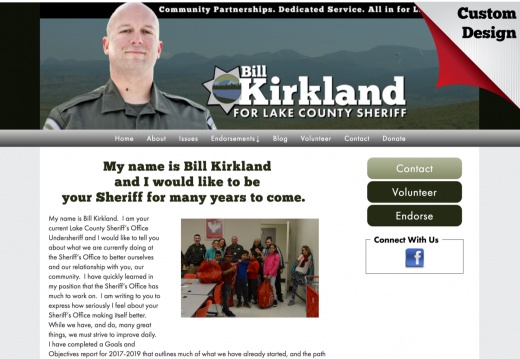 Bill Kirkland for Sheriff