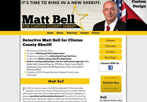 Detective Matt Bell for Clinton County Sheriff