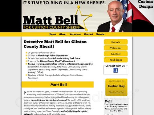 Detective Matt Bell for Clinton County Sheriff