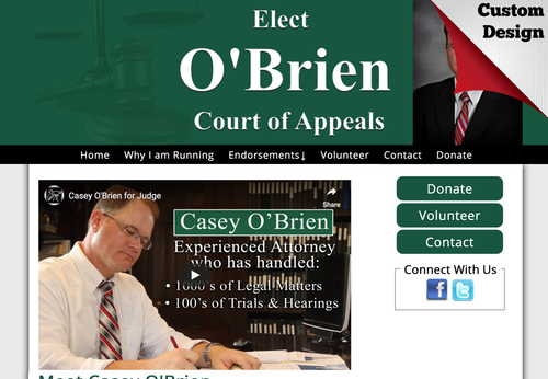 Casey O'Brien Candidate for Judge - 11th District Ohio Court of Appeals