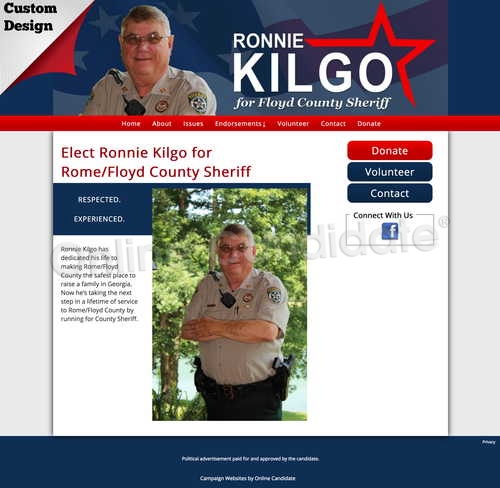 Ronnie Kilgo for Rome:Floyd County Sheriff