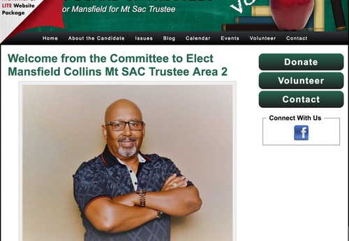 Elect Mansfield Collins Mt SAC Trustee Area 2