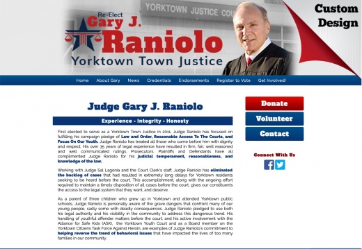 Gary J. Raniolo for Judge 