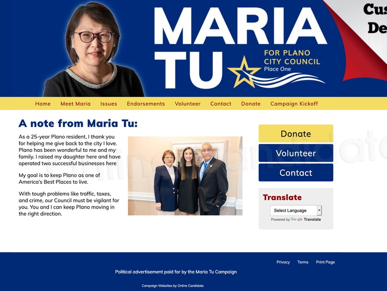 Maria Tu for City Council