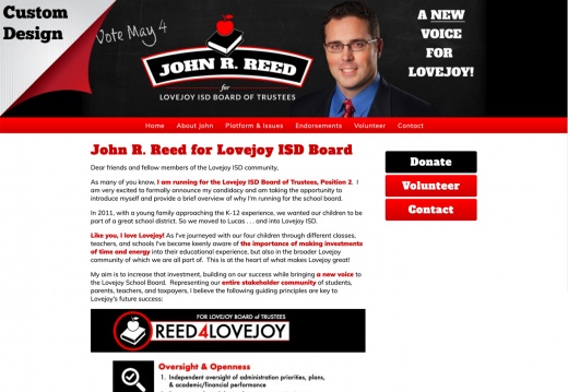 John R. Reed for Lovejoy ISD Board