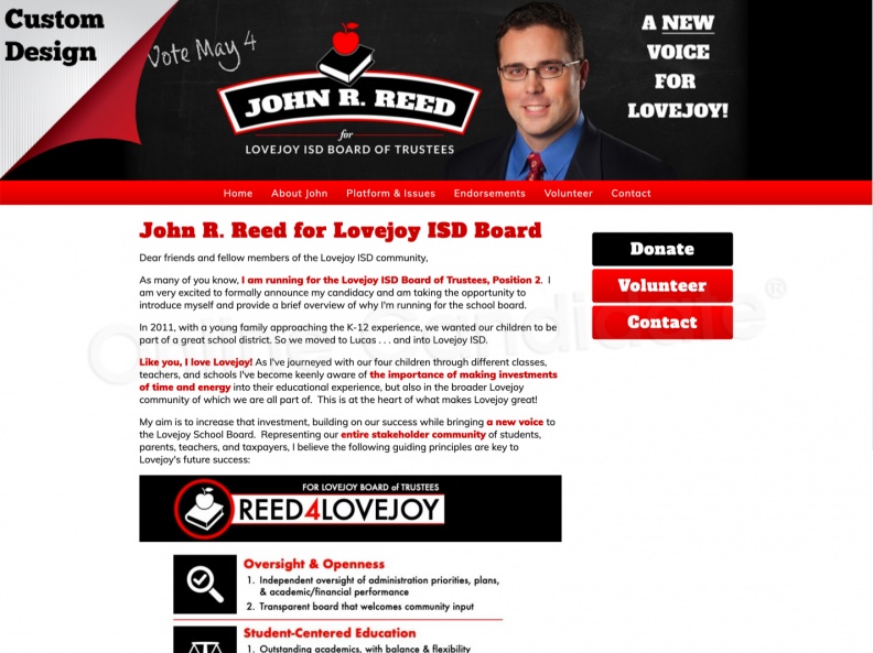 John R. Reed for Lovejoy ISD Board