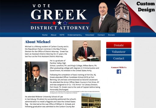 Michael Greek for District Attorney