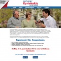 Judical Campaign Website Home Page