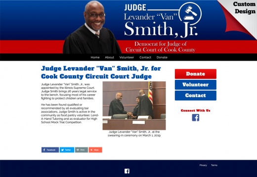 Judge Levander ''Van'' Smith, Jr. for Cook County Circuit Court Judge