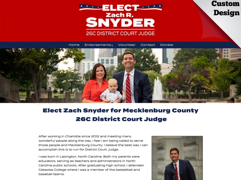 Zach Snyder for Mecklenburg County  26C District Court Judge