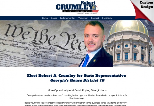 Robert A. Crumley for State Representative Georgia's House District 10