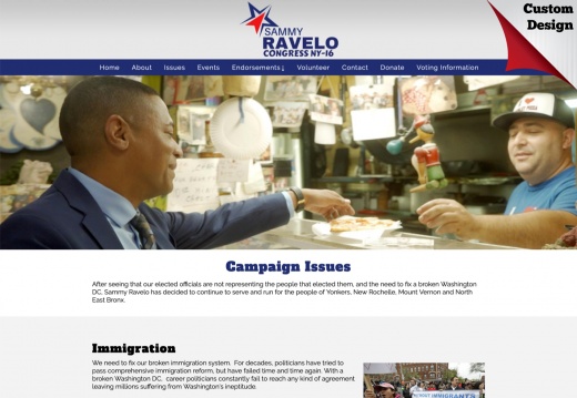 Sammy Ravelo for Congress - NY district 16