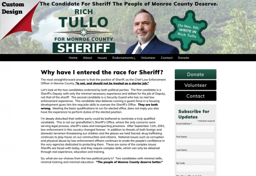 Rich Tullo for Monroe County Sheriff