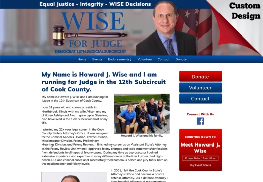 Howard J. Wise for Judge - 12th Subcircuit of Cook County