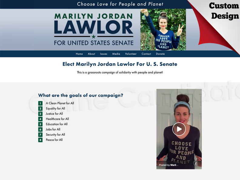 Marilyn Jordan Lawlor For U. S. Senate