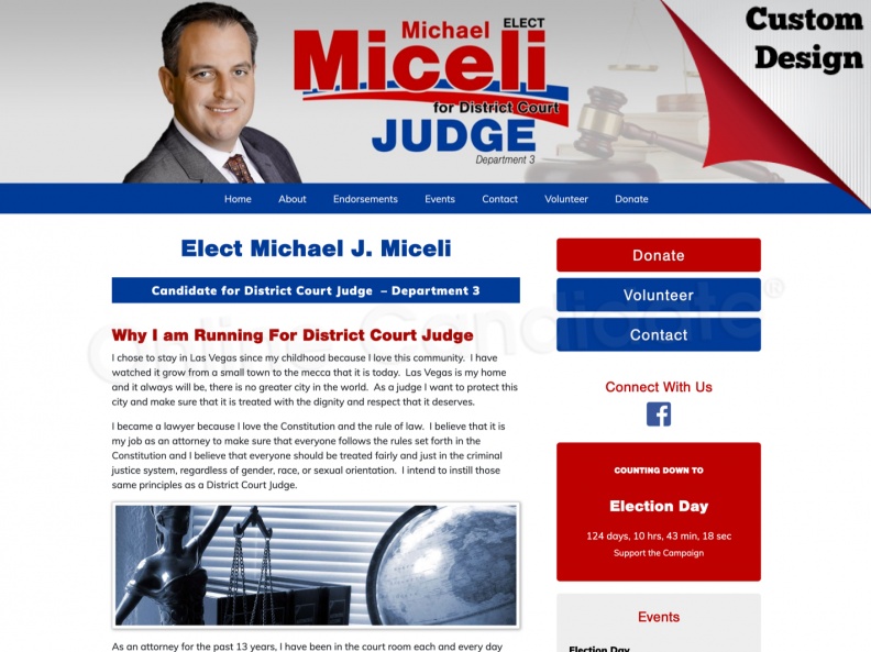 Michael J. Miceli for District Court Judge Department 3