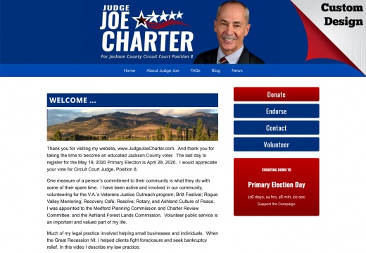 Judge Joe Charter for Jackson County Circuit Court Judge, Position 8