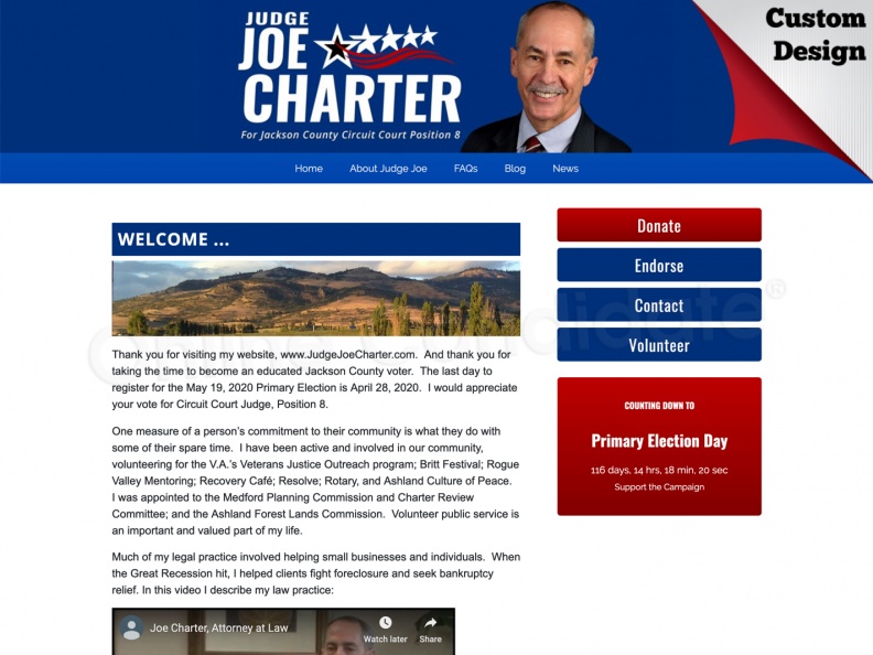 Judge Joe Charter for Jackson County Circuit Court Judge, Position 8