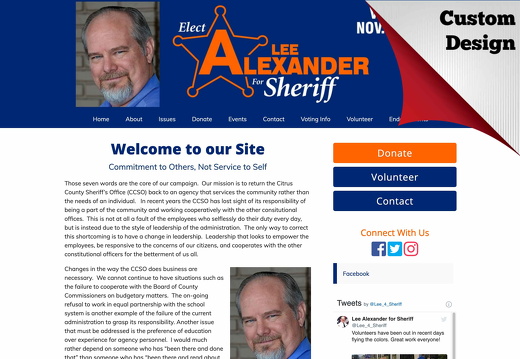 Lee Alexander for Citrus County Sheriff