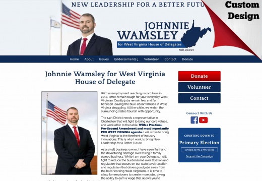 Johnnie Wamsley for West Virginia House of Delegate