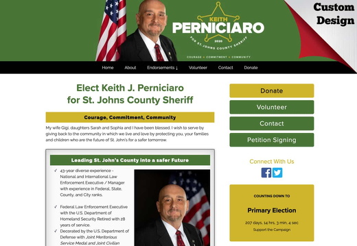 Keith J. Perniciaro for St. Johns County Sheriff