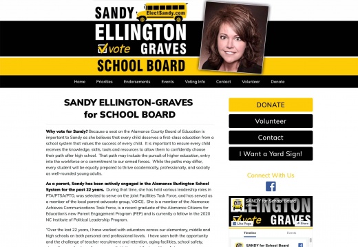 Elect Sandy Ellington-Graves for School Board
