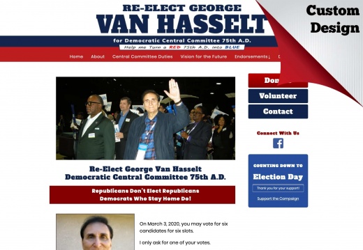 George Van Hasselt for Democratic Central Committee