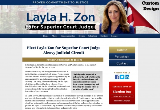 Elect Layla Zon for Superior Court Judge