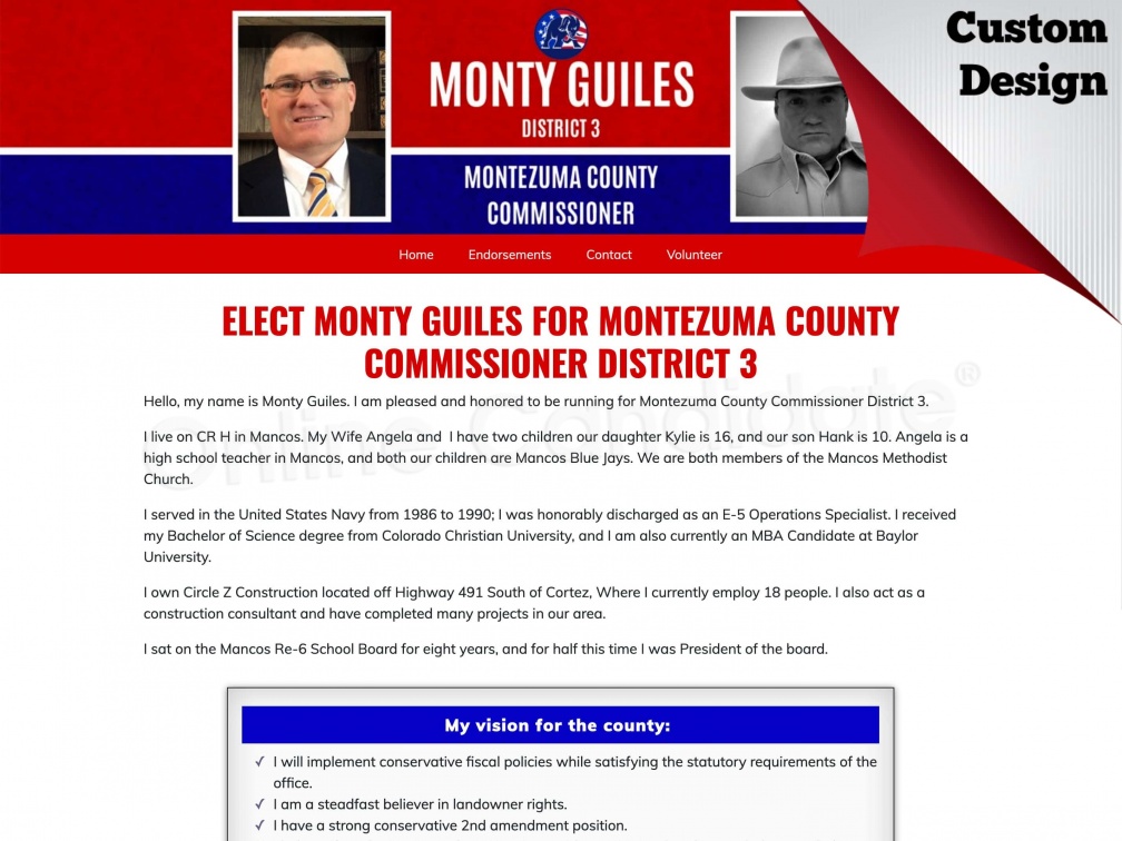 Elect Monty Guiles For Montezuma County Commissioner District 3 