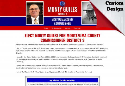Elect Monty Guiles For Montezuma County Commissioner District 3 
